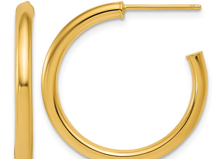 14K gold hoop earrings