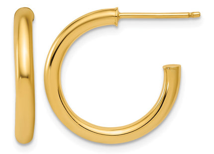 14K gold hoop earrings