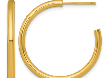 14K gold hoop earrings