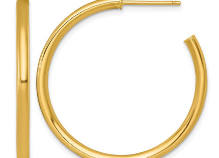 14K gold hoop earrings