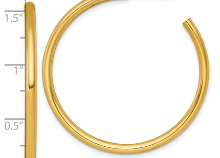14k Yellow Gold Earrings Style TF2522 - Classique Jewelry Inc.