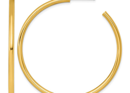 14K gold hoop earrings