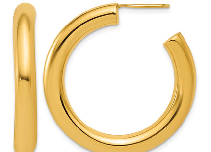14K gold hoop earrings