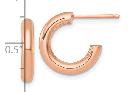 14k Rose Gold Earrings Style TF2528R - Classique Jewelry Inc.