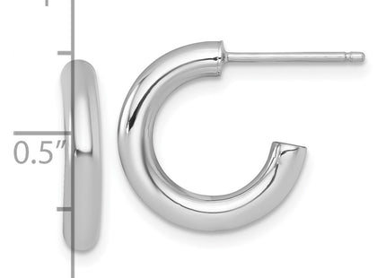 14k White Gold Earrings Style TF2528W - Classique Jewelry Inc.