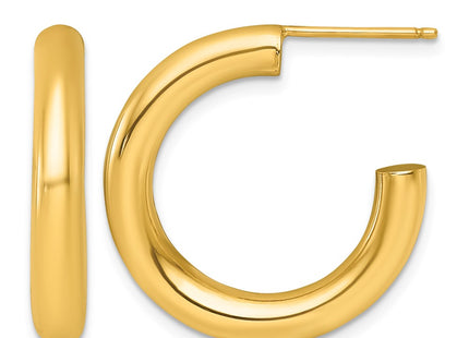 14K gold hoop earrings