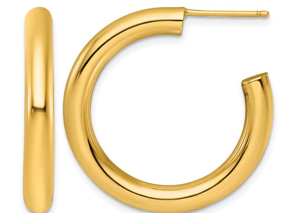 14K gold hoop earrings