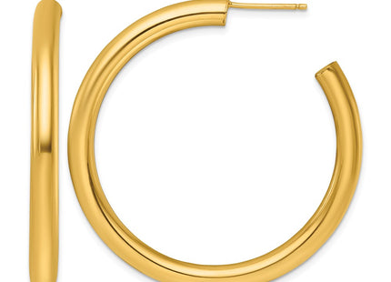 14K gold hoop earrings