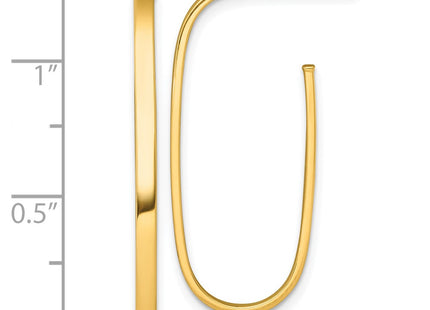 14k Yellow Gold Earrings Style TF2545 - Classique Jewelry Inc.