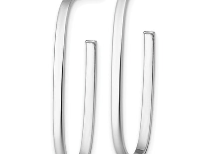 14k Yellow & Rhodium Earrings Style TF2545W - Classique Jewelry Inc.