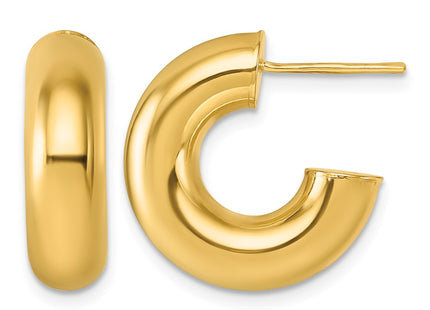 14K gold hoop earrings