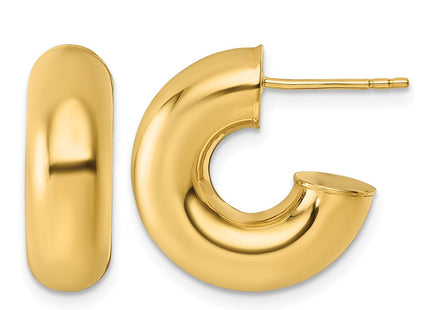14K gold hoop earrings