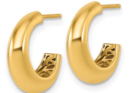 14k Yellow Gold Earrings Style TF2555 - Classique Jewelry Inc.