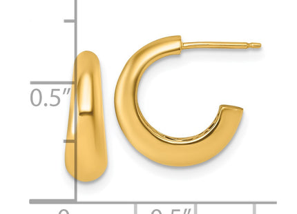 14k Yellow Gold Earrings Style TF2555 - Classique Jewelry Inc.