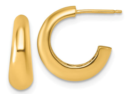 14k Yellow Gold Earrings Style TF2555 - Classique Jewelry Inc.