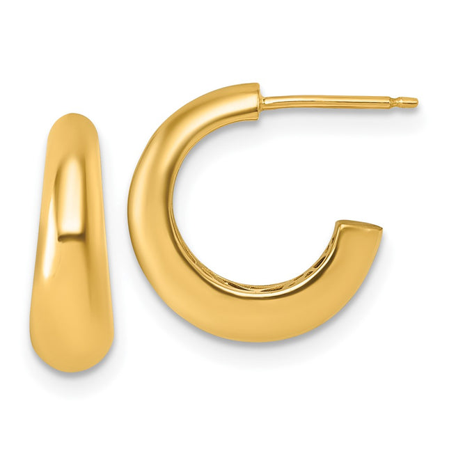 14k Yellow Gold Earrings Style TF2555 - Classique Jewelry Inc.
