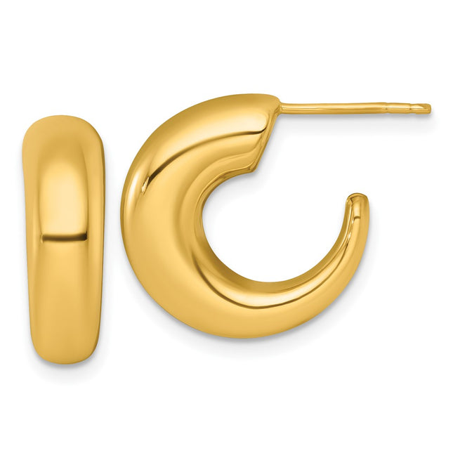 14k Yellow Gold Earrings Style TF2556 - Classique Jewelry Inc.