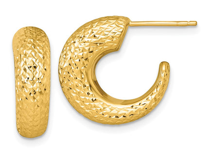 14k Yellow Gold Earrings Style TF2557 - Classique Jewelry Inc.