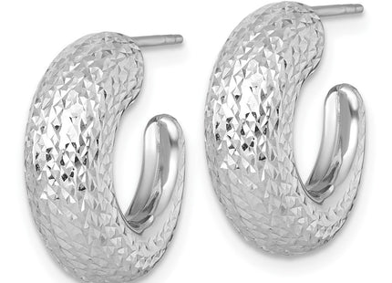 14k White Gold Earrings Style TF2557W - Classique Jewelry Inc.