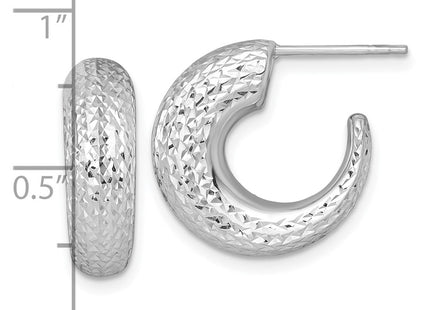 14k White Gold Earrings Style TF2557W - Classique Jewelry Inc.