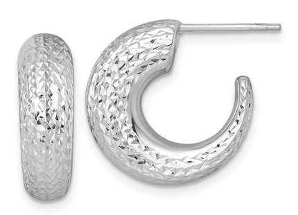 14k White Gold Earrings Style TF2557W - Classique Jewelry Inc.