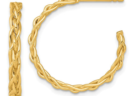 14K gold hoop earrings