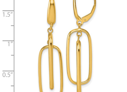 14k Yellow Gold Earrings Style TF2578 - Classique Jewelry Inc.