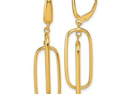 14k Yellow Gold Earrings Style TF2578 - Classique Jewelry Inc.