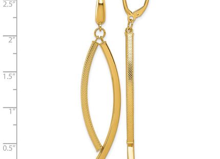14k Yellow Gold Earrings Style TF2580 - Classique Jewelry Inc.