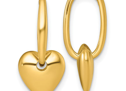 14k Yellow Gold Earrings Style TF2582 - Classique Jewelry Inc.