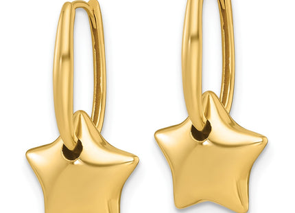 14k Yellow Gold Earrings Style TF2585 - Classique Jewelry Inc.