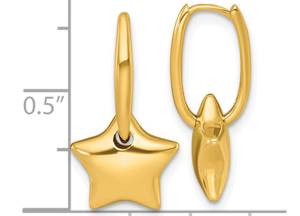 14k Yellow Gold Earrings Style TF2585 - Classique Jewelry Inc.