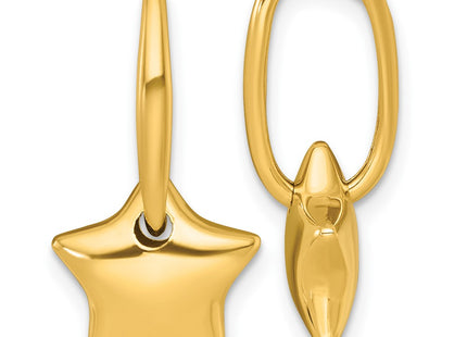 14k Yellow Gold Earrings Style TF2585 - Classique Jewelry Inc.
