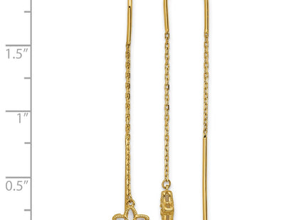 14k Yellow Gold Earrings Style TF2586 - Classique Jewelry Inc.