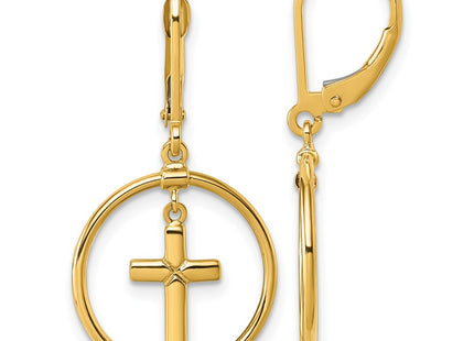 14k Yellow Gold Earrings Style TF2588 - Classique Jewelry Inc.