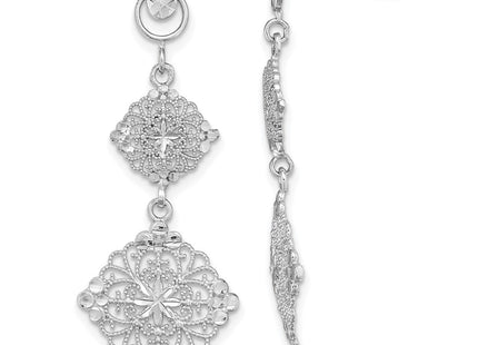 14k White Gold Earrings Style TF392W - Classique Jewelry Inc.