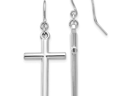14k White Gold Earrings Style TF503 - Classique Jewelry Inc.