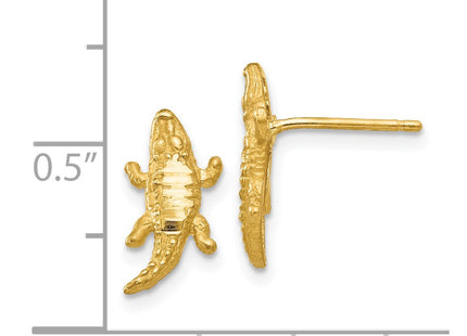 14k Yellow Gold Earrings Style TF522 - Classique Jewelry Inc.