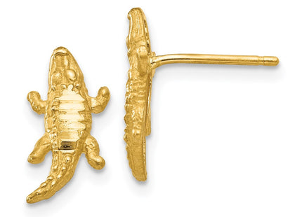 14k Yellow Gold Earrings Style TF522 - Classique Jewelry Inc.