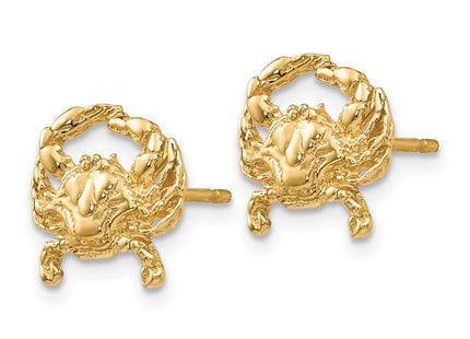 14k Yellow Gold Earrings Style TF524 - Classique Jewelry Inc.