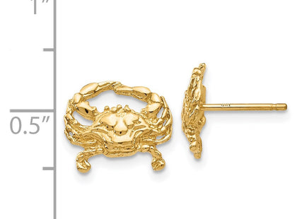14k Yellow Gold Earrings Style TF524 - Classique Jewelry Inc.