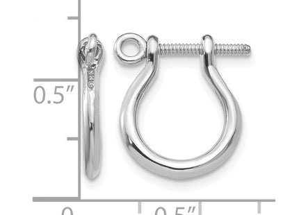 14K gold earrings, alternate view