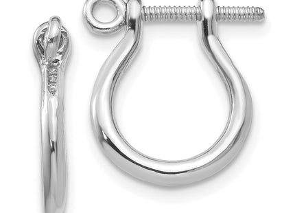 14k White Gold Earrings Style TF528W - Classique Jewelry Inc.