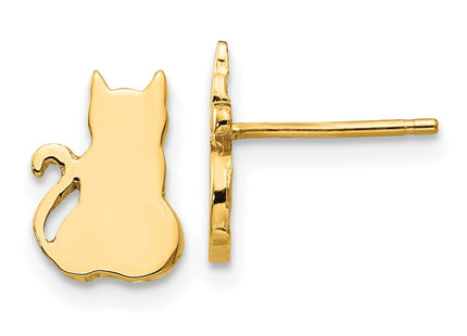 14k Yellow Gold Earrings Style TF536 - Classique Jewelry Inc.