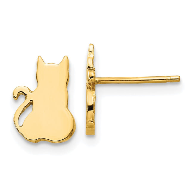 14k Yellow Gold Earrings Style TF536 - Classique Jewelry Inc.