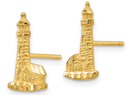 14k Yellow Gold Earrings Style TF541 - Classique Jewelry Inc.