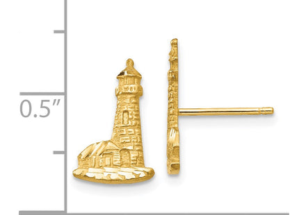 14k Yellow Gold Earrings Style TF541 - Classique Jewelry Inc.
