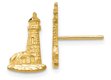 14k Yellow Gold Earrings Style TF541 - Classique Jewelry Inc.