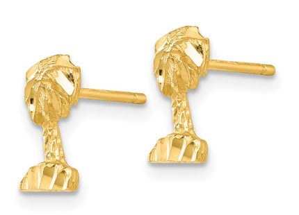 14k Yellow Gold Earrings Style TF543 - Classique Jewelry Inc.