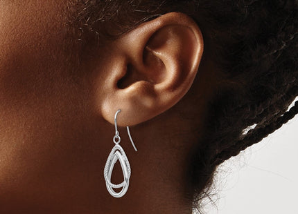 14k White Gold Earrings Style TF547 - Classique Jewelry Inc.